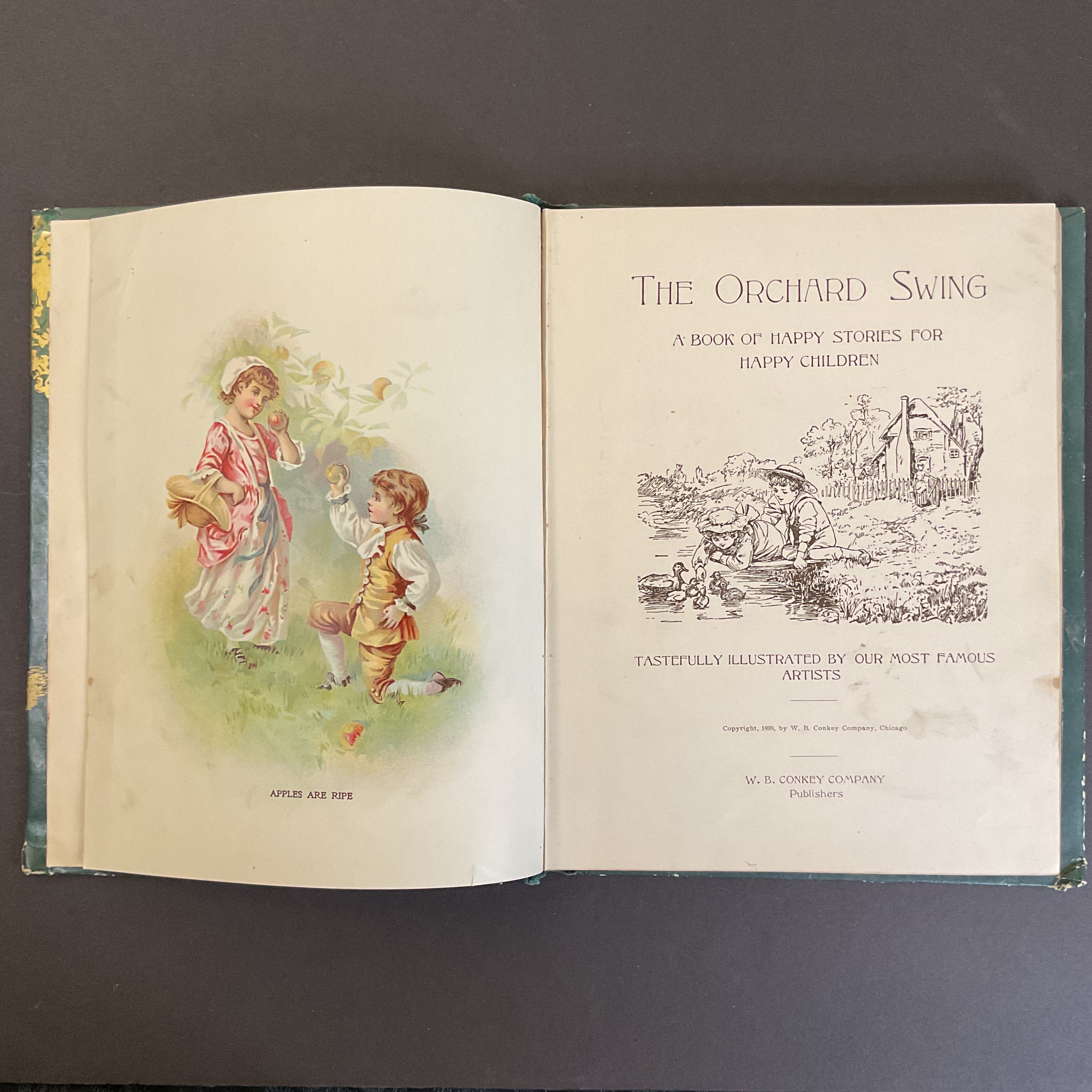 Antique Children’s Book The Orchard Swing 1899 Hardcover - Avid Vintage