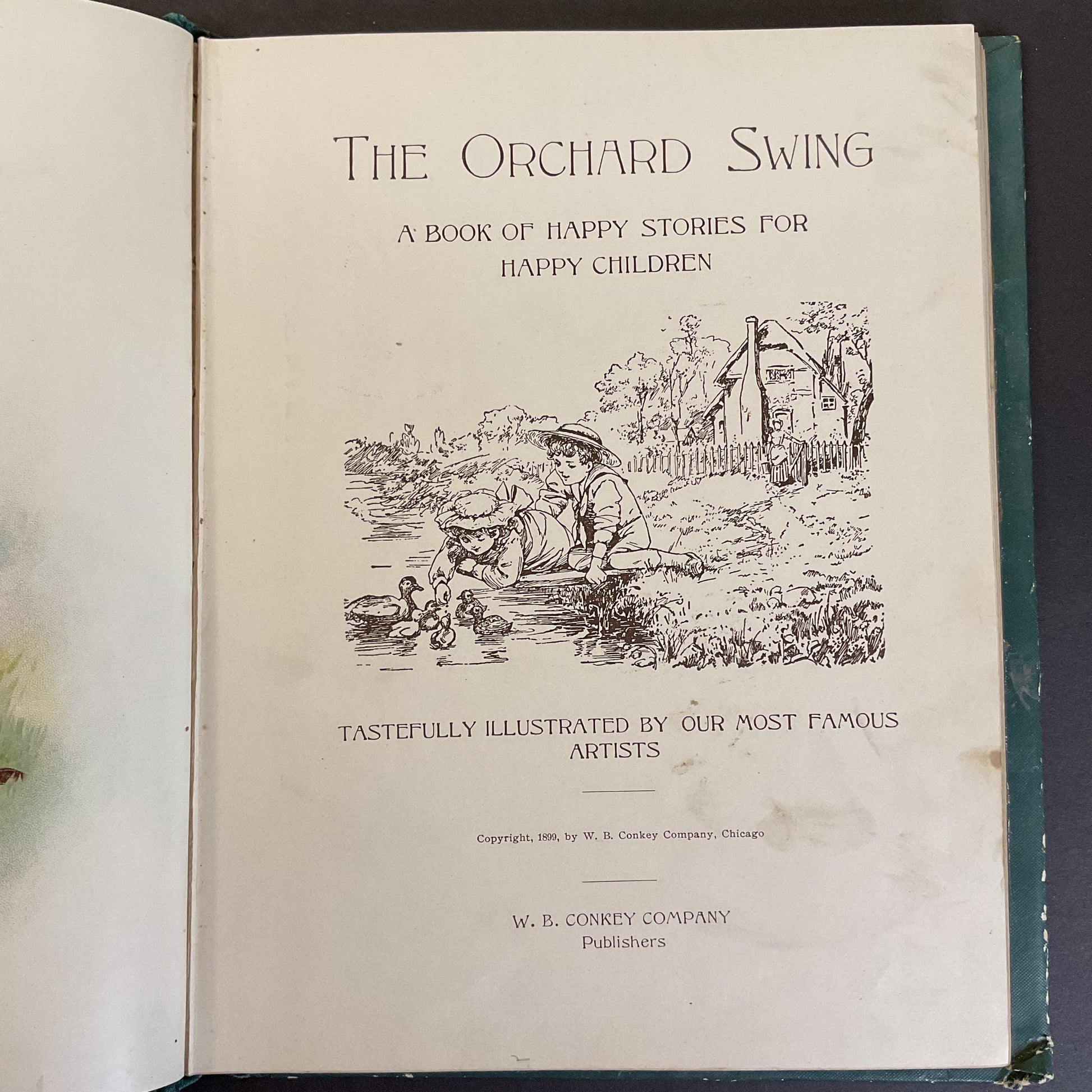 Antique Children’s Book The Orchard Swing 1899 Hardcover - Avid Vintage