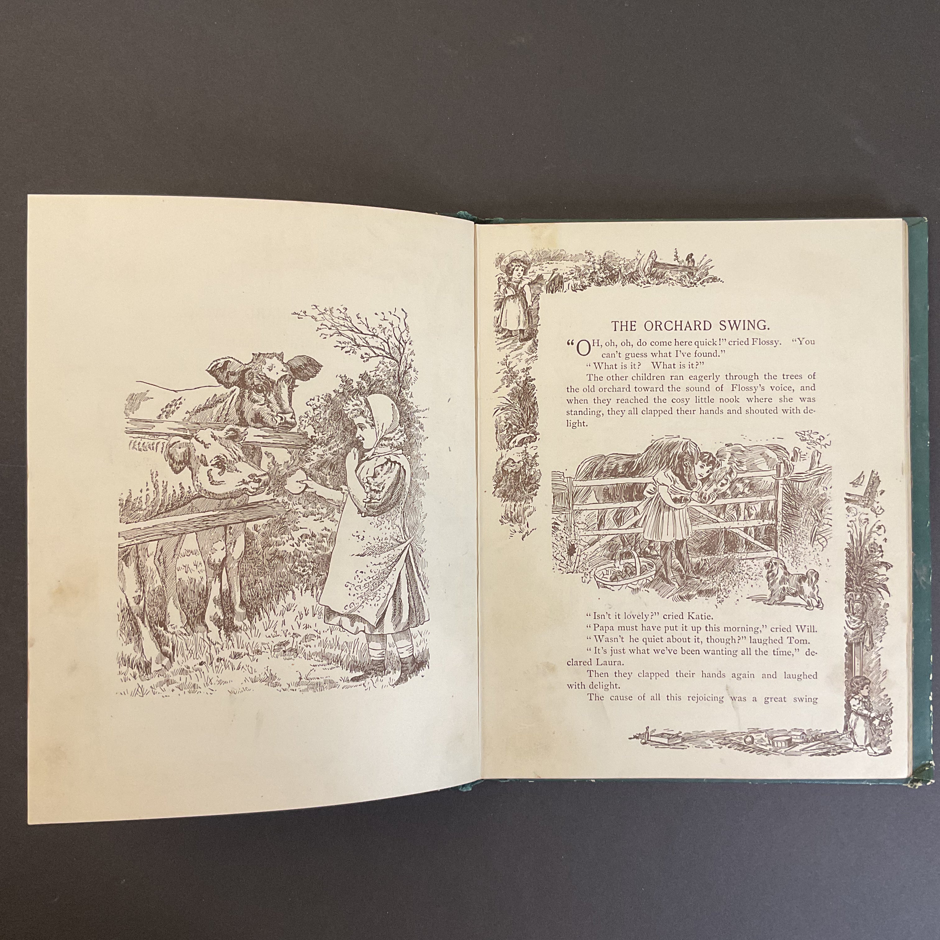 Antique Children’s Book The Orchard Swing 1899 Hardcover - Avid Vintage