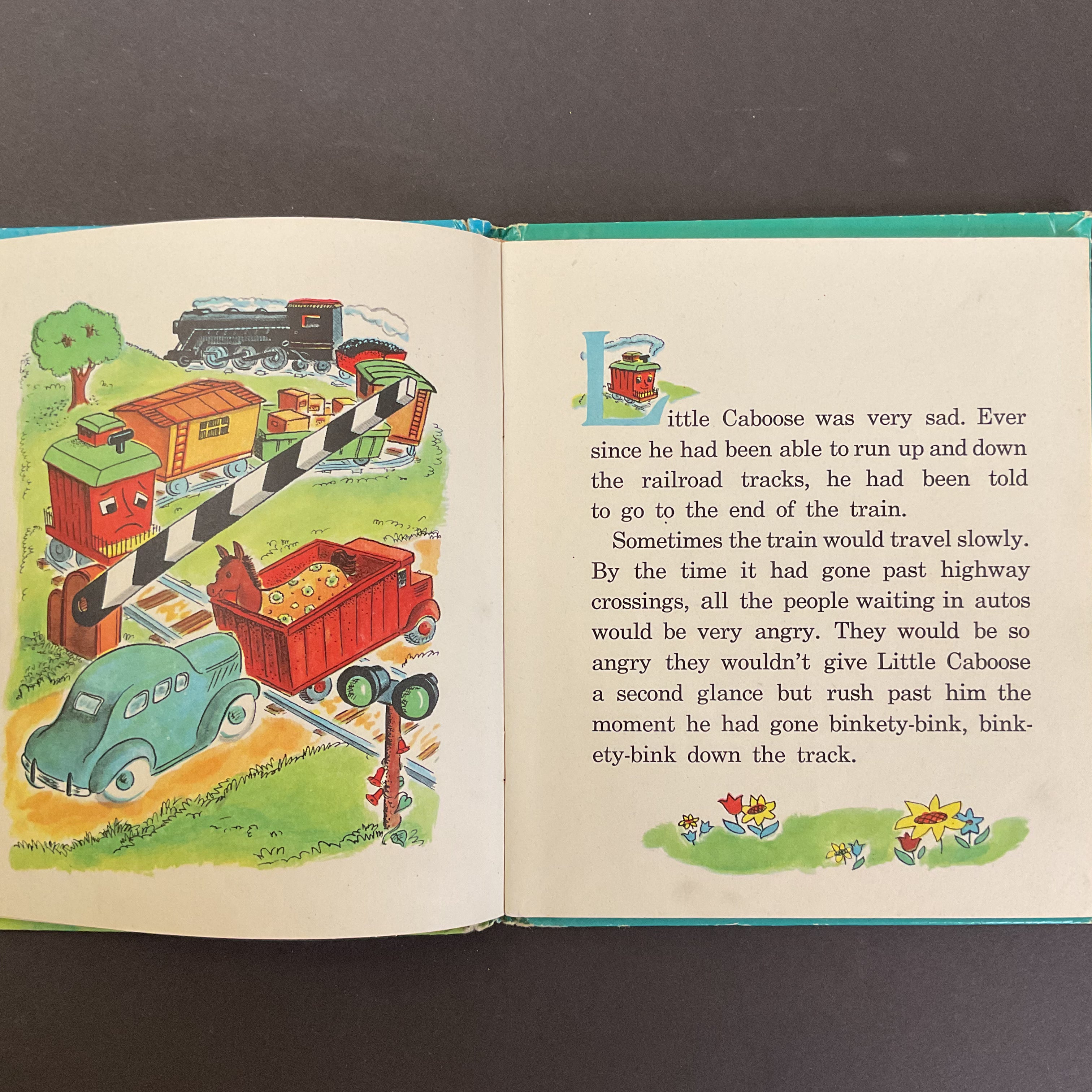 The Little Caboose Vintage 1951 Whitman Top Top Hardcover Children's Book Nila O'Hearn - Avid Vintage
