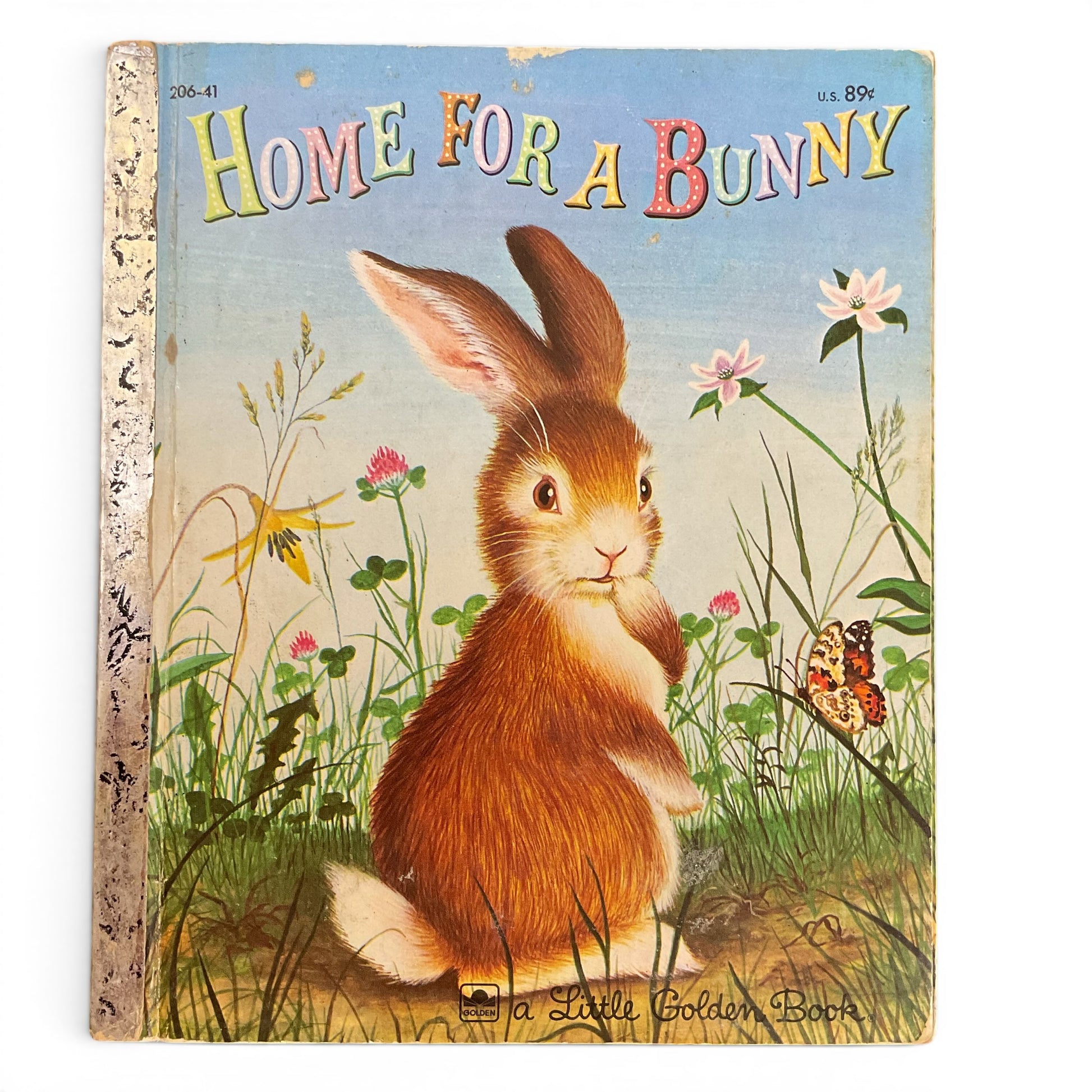Home For A Bunny Vintage 1961 Hardcover Little Golden Book - Avid Vintage