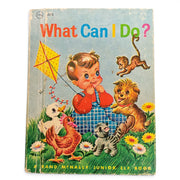 What Can I Do Vintage 1961 Hardcover Junior Elf Book - Avid Vintage