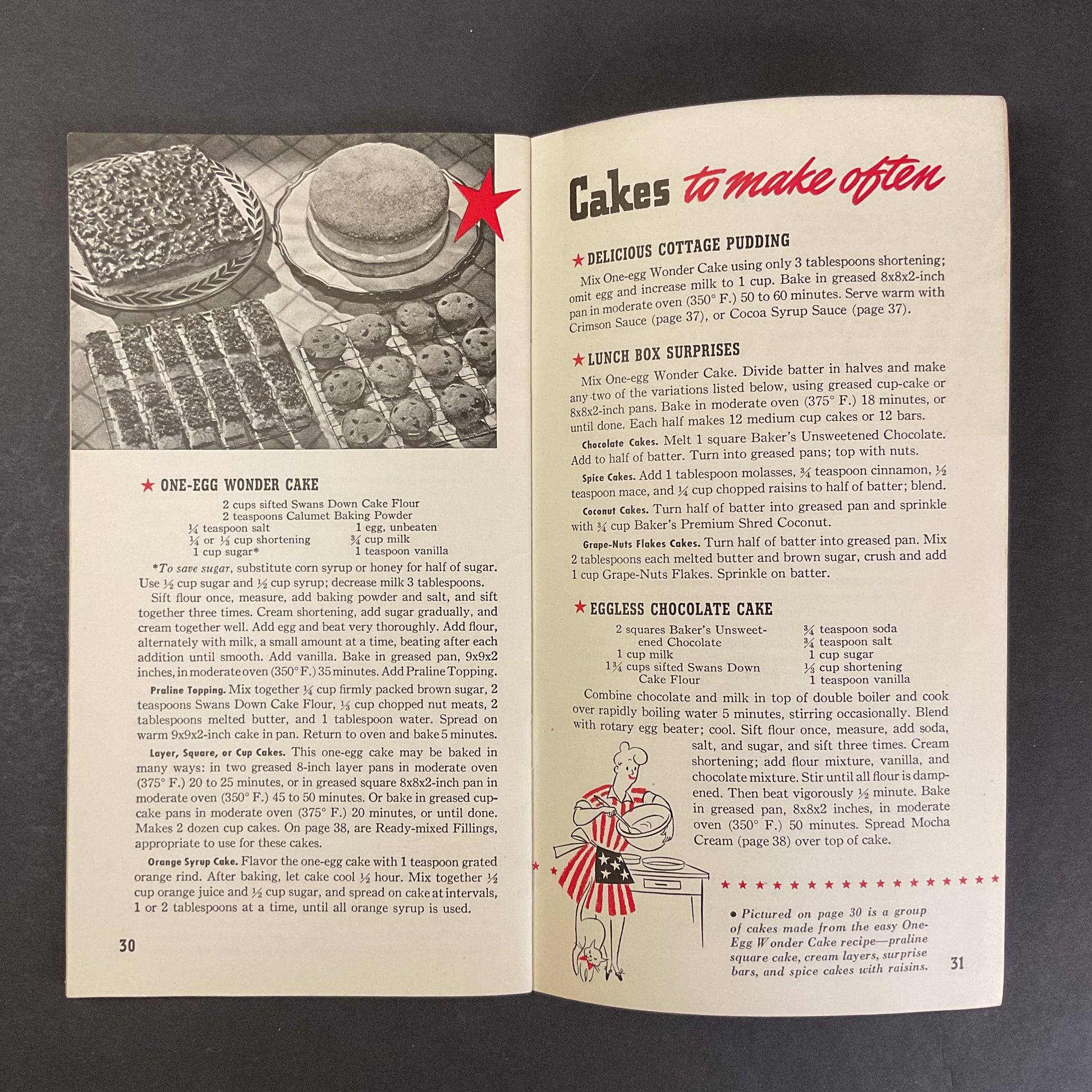 Vintage Patriotic 1943 General Foods Rationing Recipe Cookbook WWII - Avid Vintage