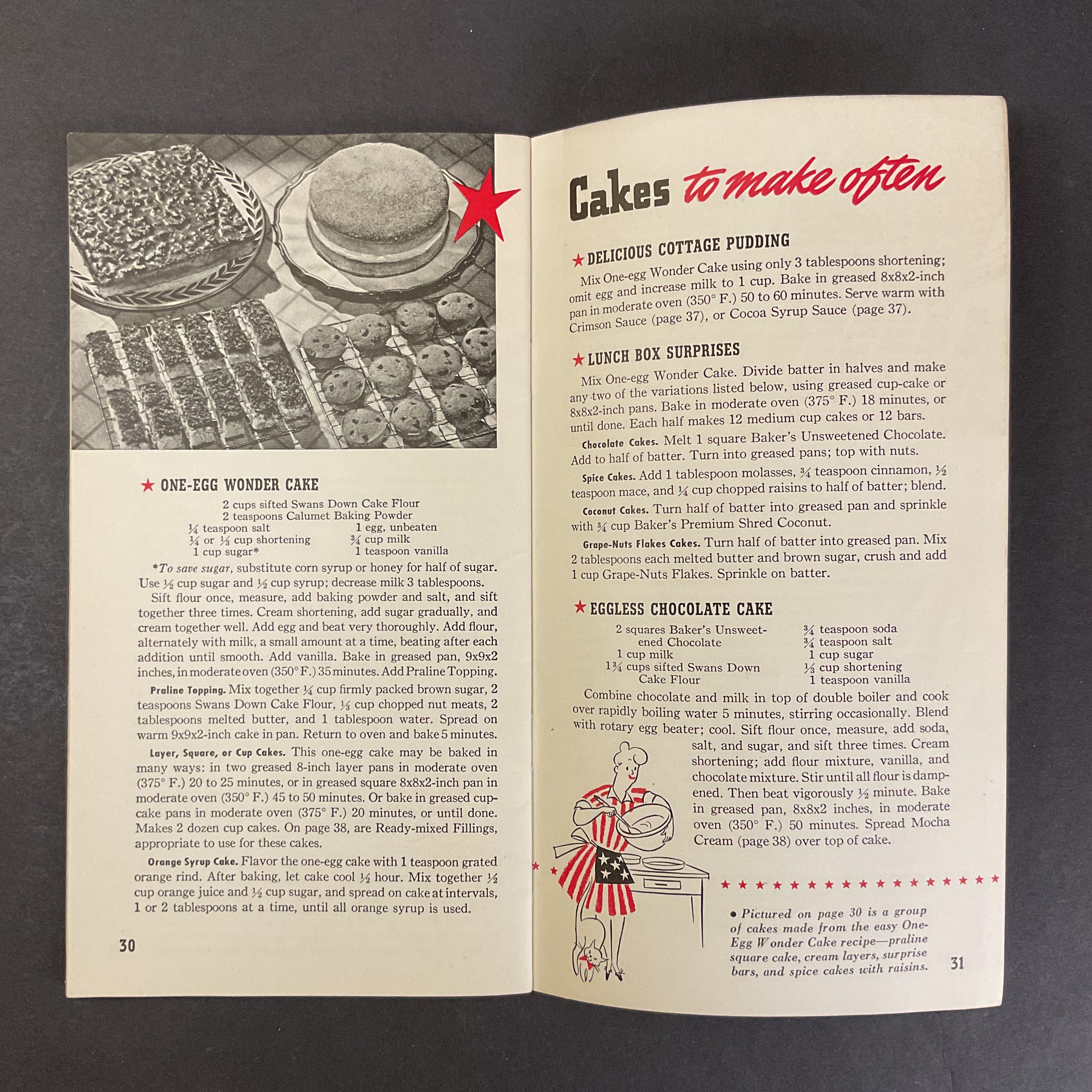 Vintage Patriotic 1943 General Foods Rationing Recipe Cookbook WWII - Avid Vintage