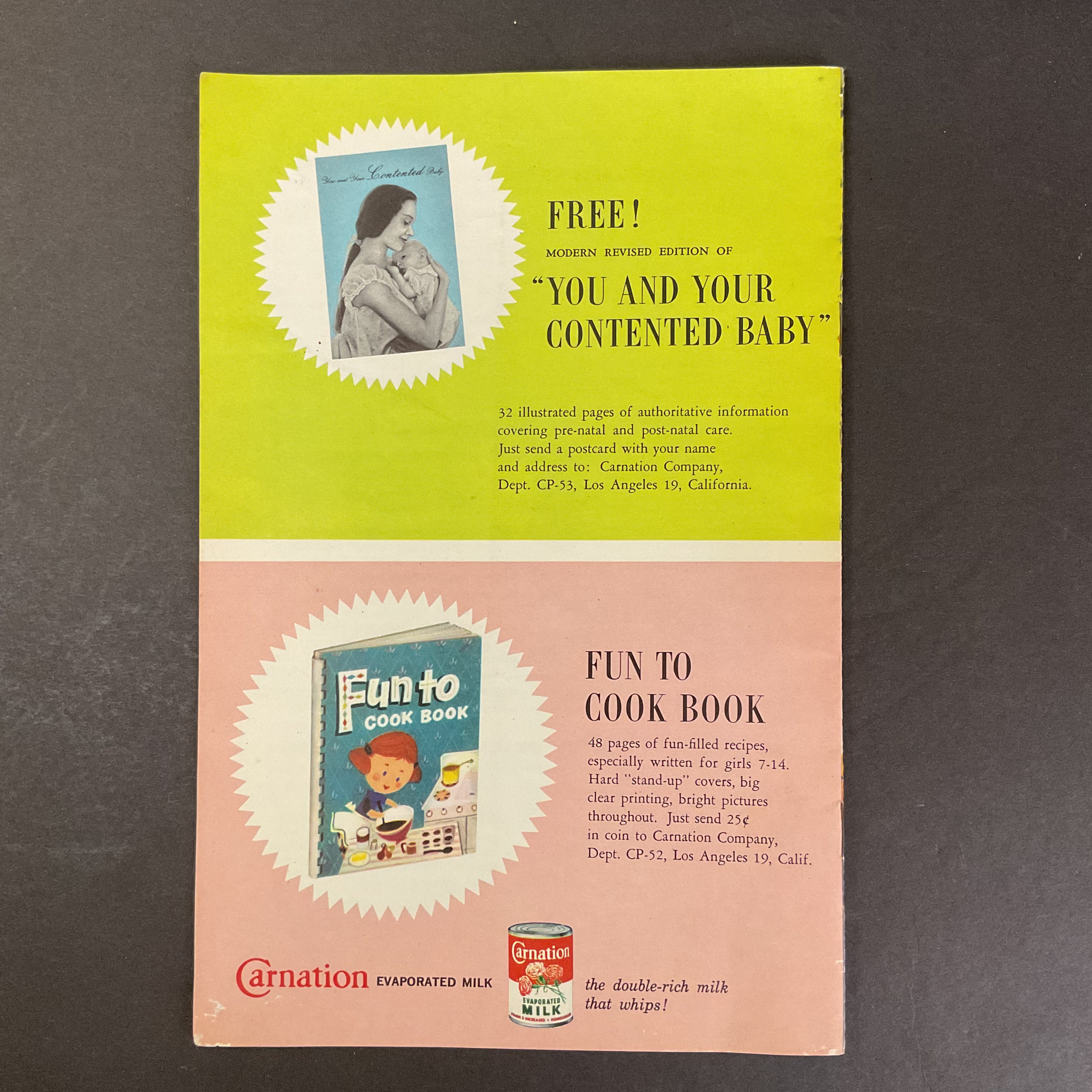 Perfect Pies Vintage 1957 Carnation Evaporated Milk Recipe Booklet - Avid Vintage
