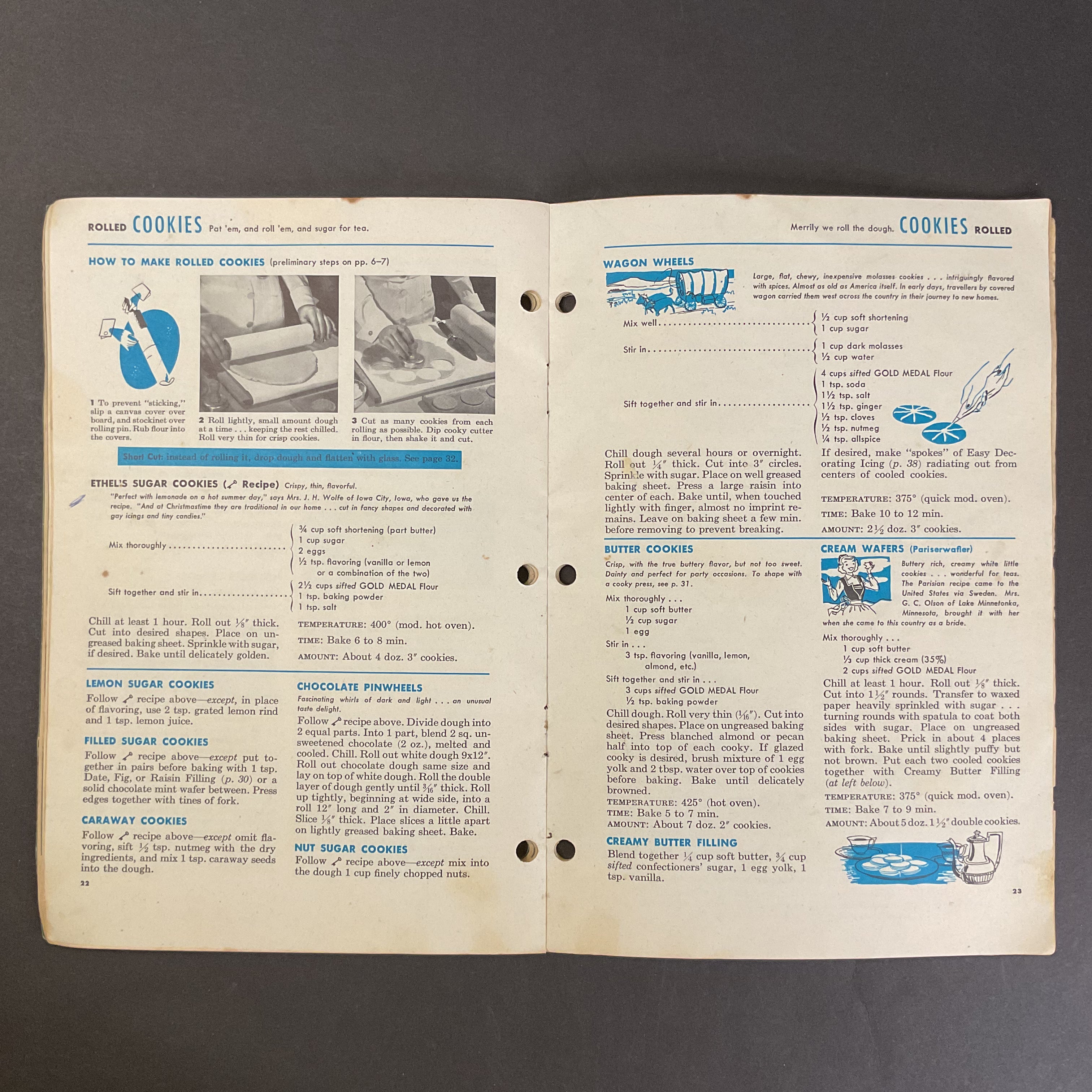 Betty Crocker’s Cooky Carnival Vintage 1957 Cookie Recipe Book - Avid Vintage