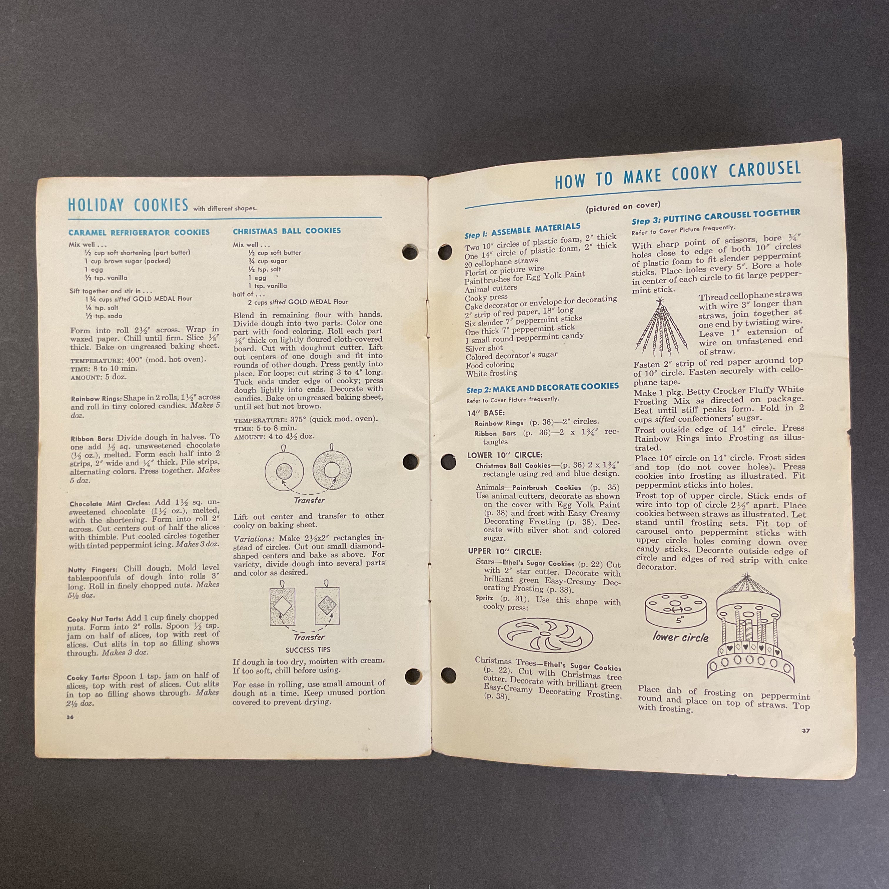Betty Crocker’s Cooky Carnival Vintage 1957 Cookie Recipe Book - Avid Vintage