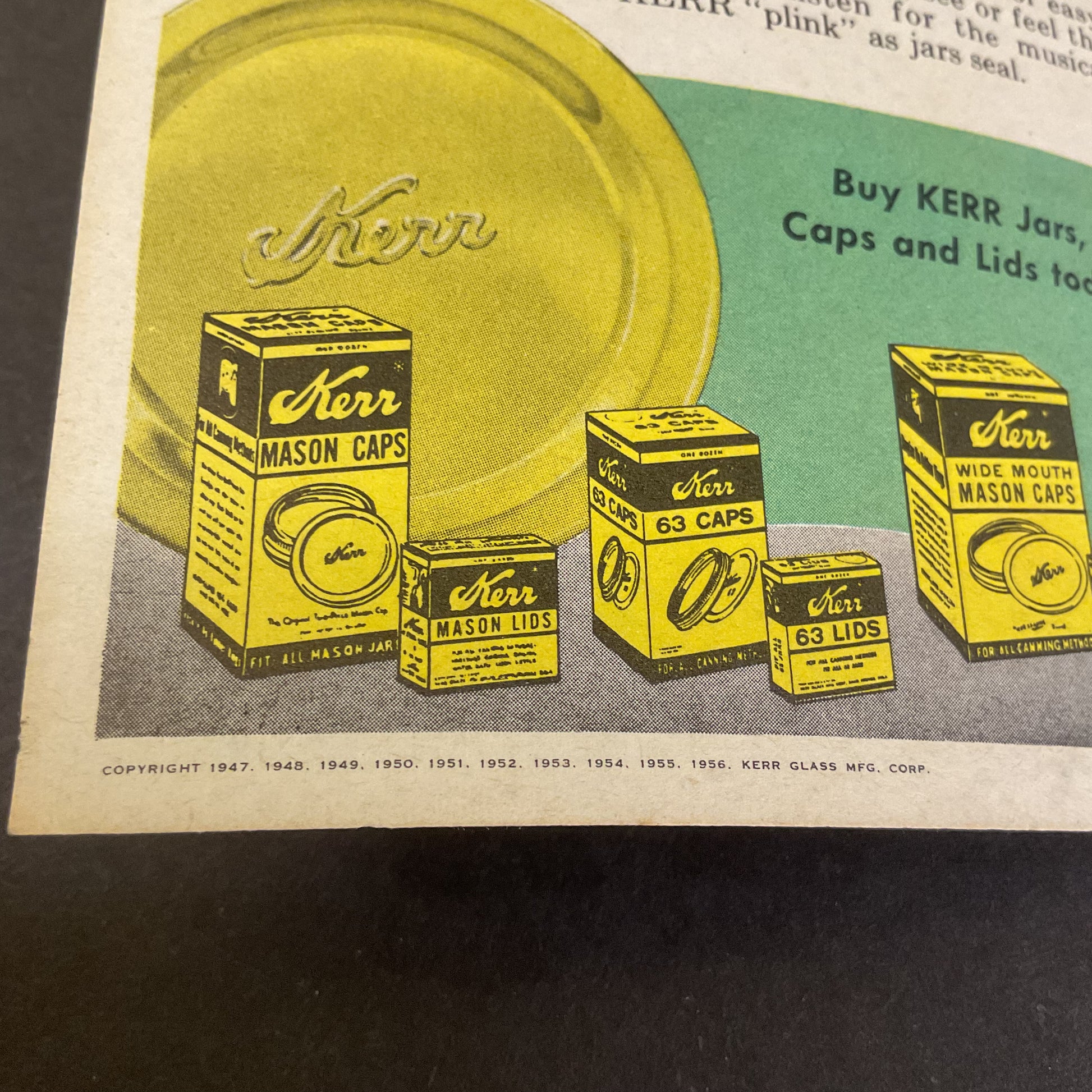 Vintage 1956 Kerr Home Canning and Freezing Guide Recipe Booklet - Avid Vintage