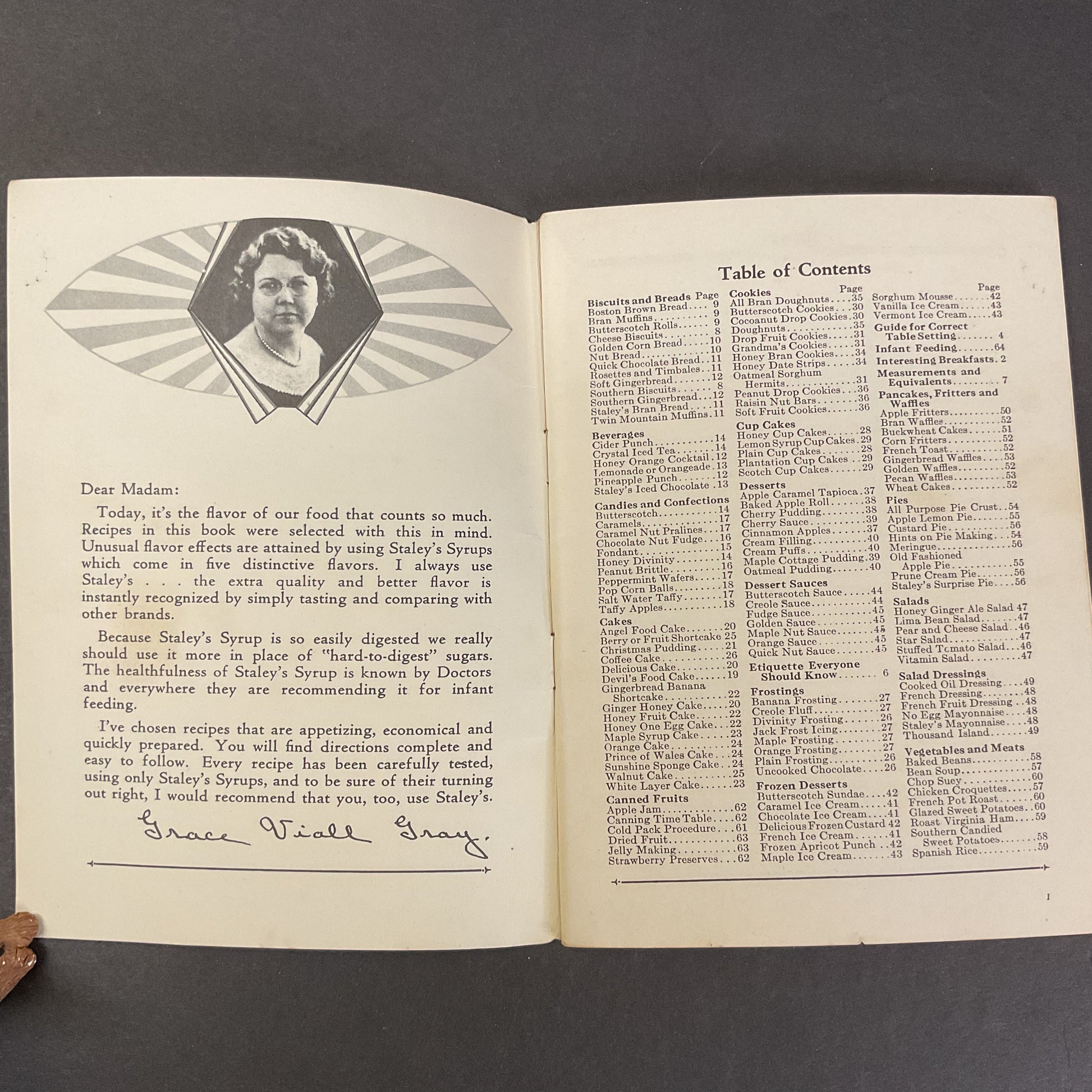 Vintage 1930s Staley’s Syrup Selected Recipes and Menus Cookbook - Avid Vintage