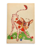Vintage Children’s Sewing Card Baby Calf to Lace - Avid Vintage