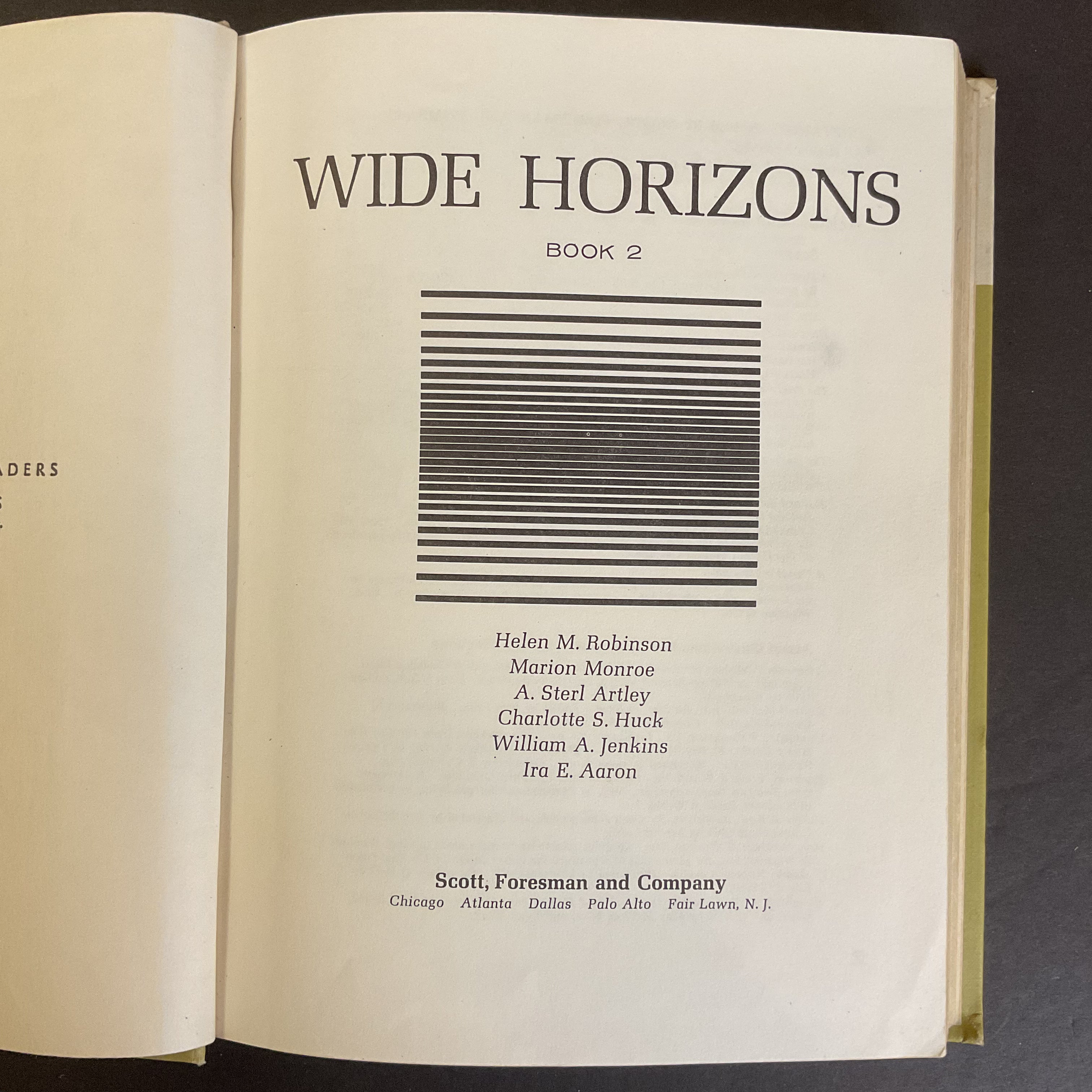 Vintage 1966 Wide Horizons Readers Book 2 Hardcover - Avid Vintage