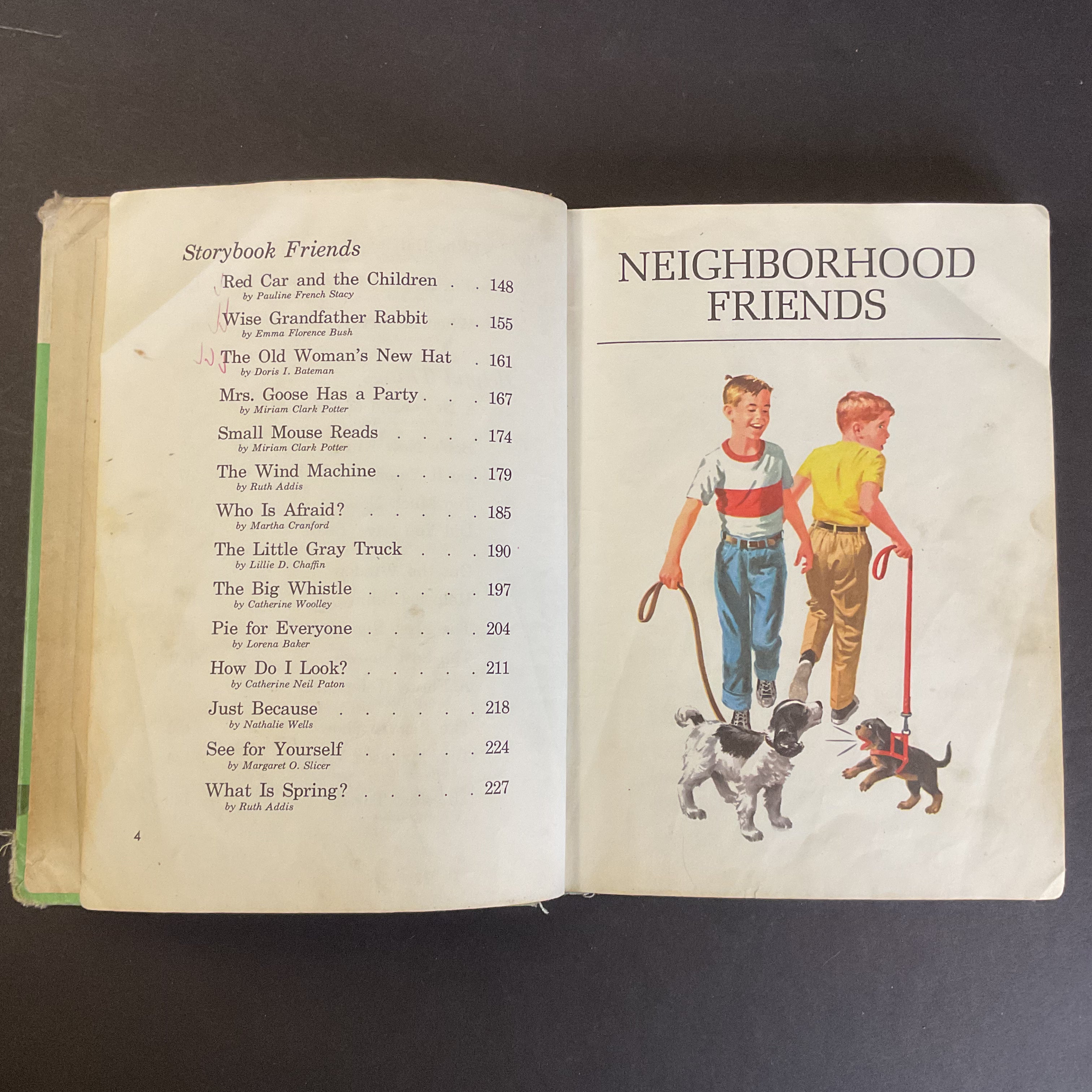 Vintage Friends Old and New 1963 Hardcover Book 2 Part 1 Basic Readers - Avid Vintage