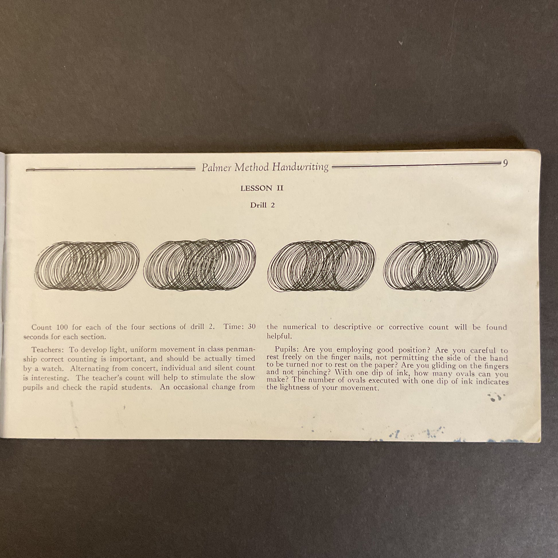 Vintage 1936 Palmer Method Handwriting Book Grades 5 and 6 - Avid Vintage