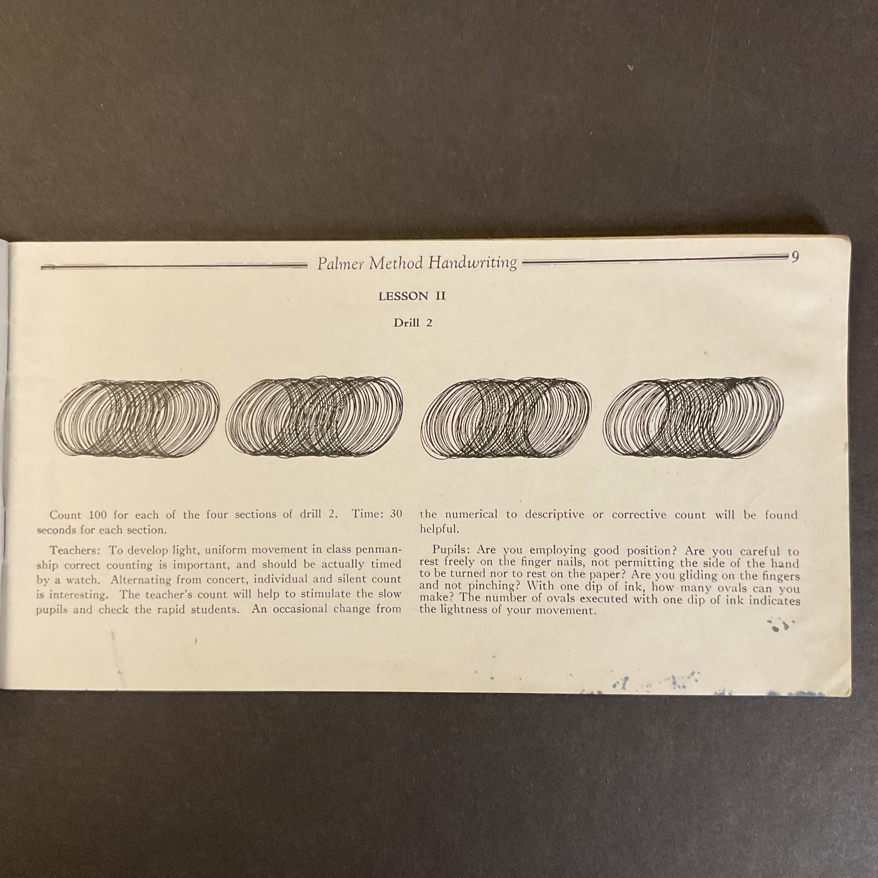 Vintage 1936 Palmer Method Handwriting Book Grades 5 and 6 - Avid Vintage