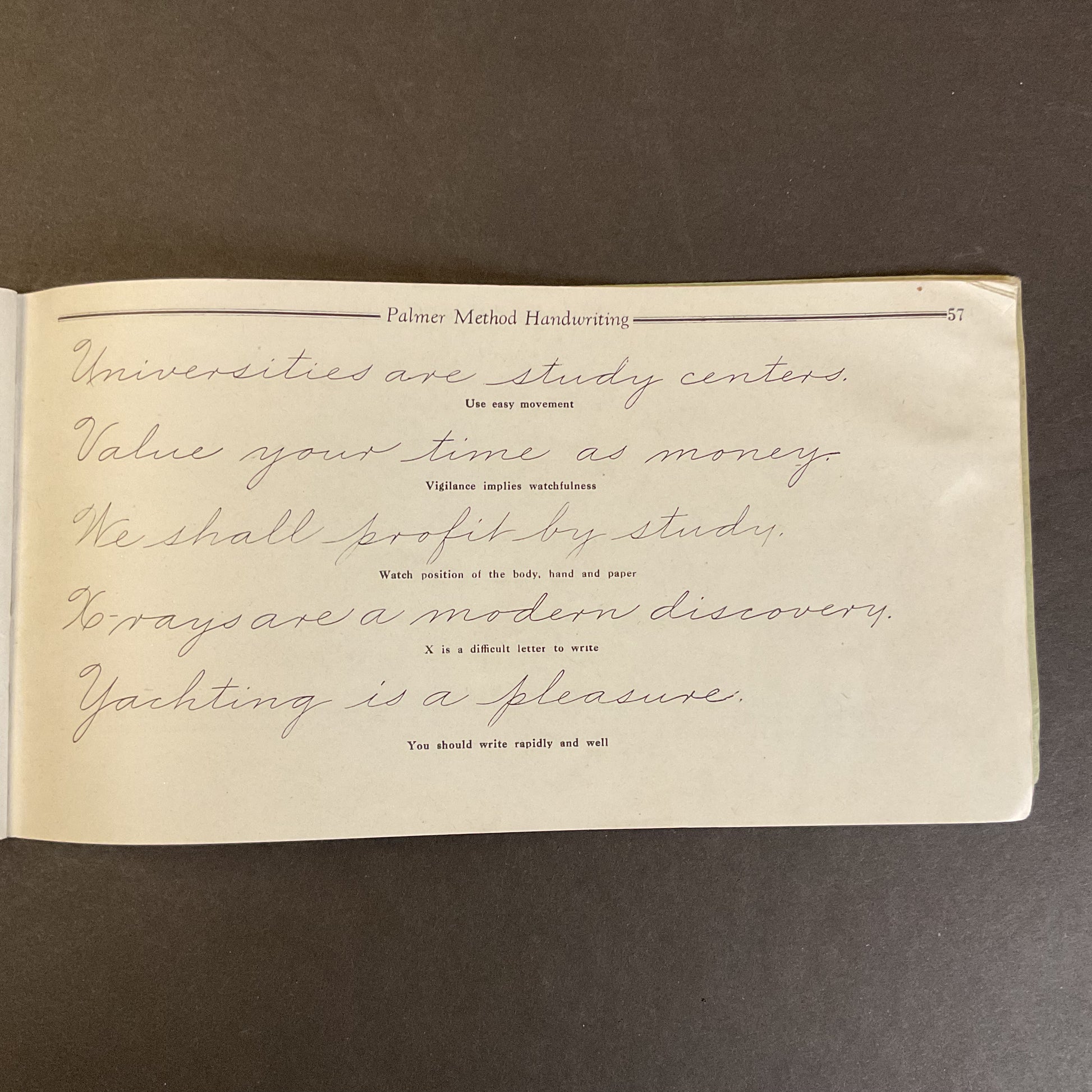 Vintage 1936 Palmer Method Handwriting Book Grades 5 and 6 - Avid Vintage