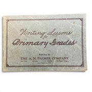 Vintage 1930 Writing Lessons for Primary Grades Book A. N. Palmer - Avid Vintage
