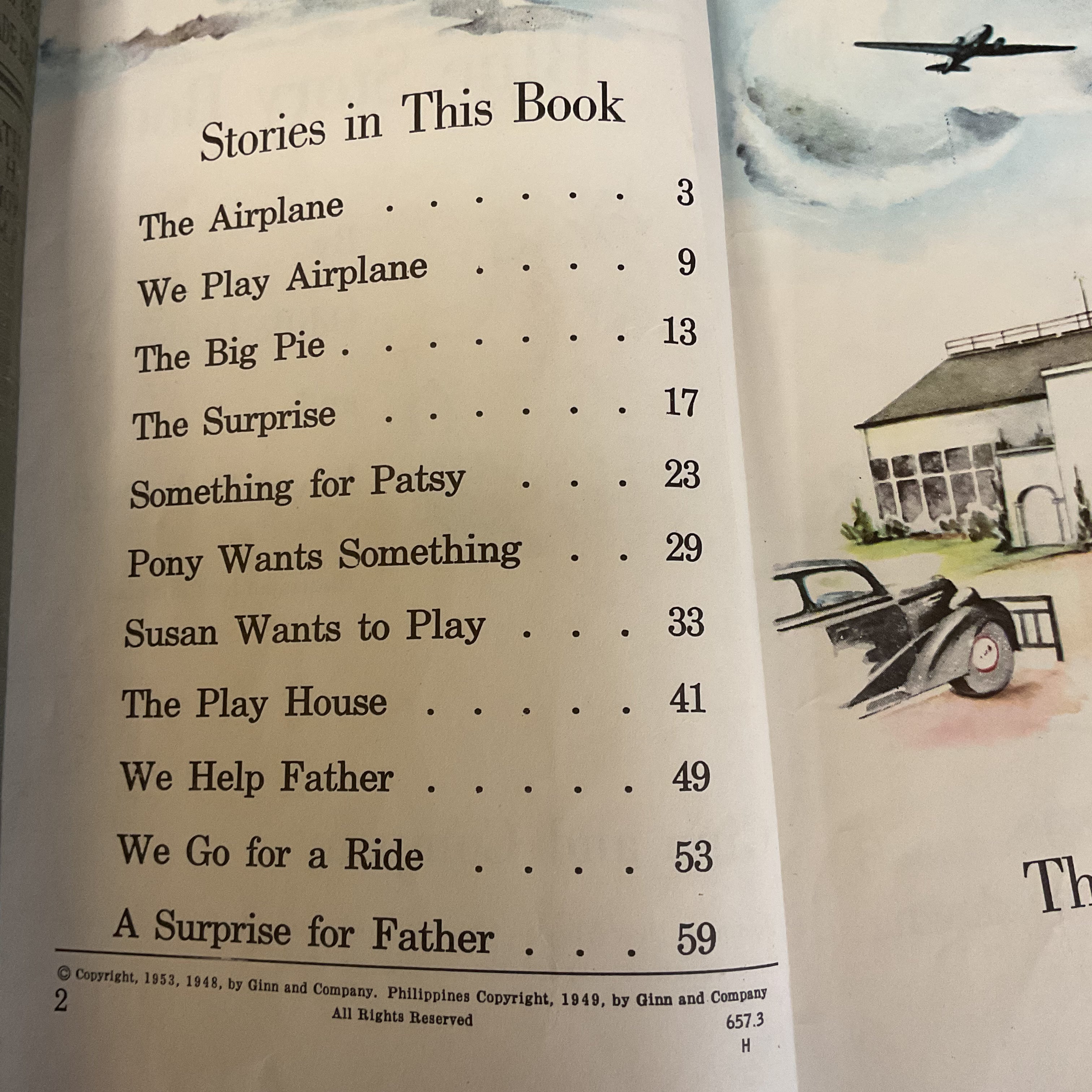 Vintage 1953 My Little Blue Story Book Odille Ousley David Russell - Avid Vintage