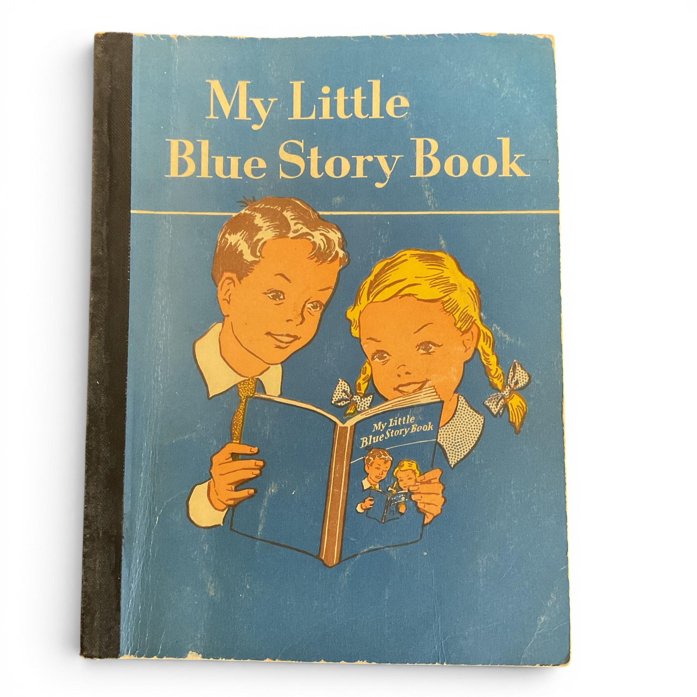Vintage 1953 My Little Blue Story Book Odille Ousley David Russell - Avid Vintage
