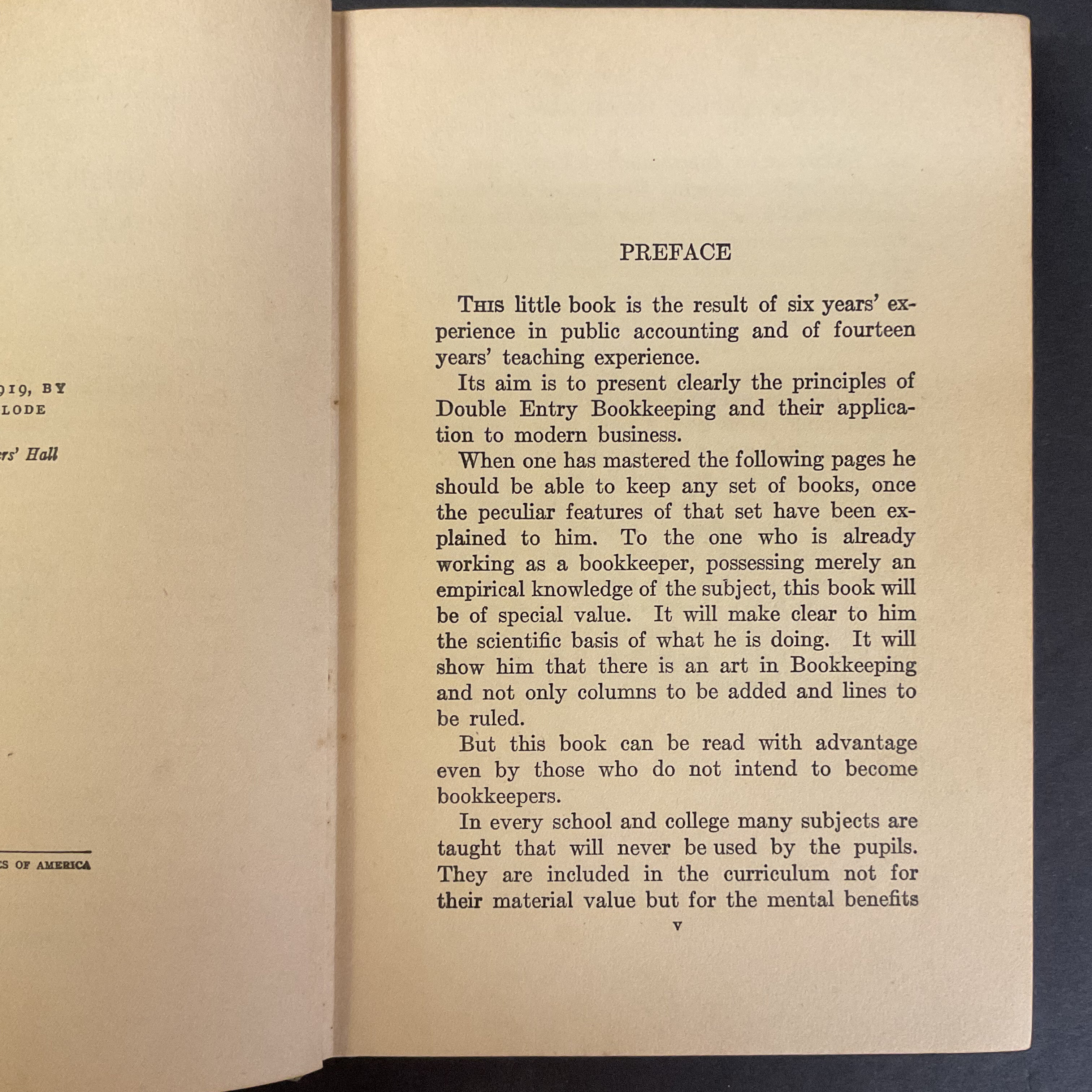 Bookkeeping Made Easy Lemowitz Vintage 1919 Hardcover Book - Avid Vintage