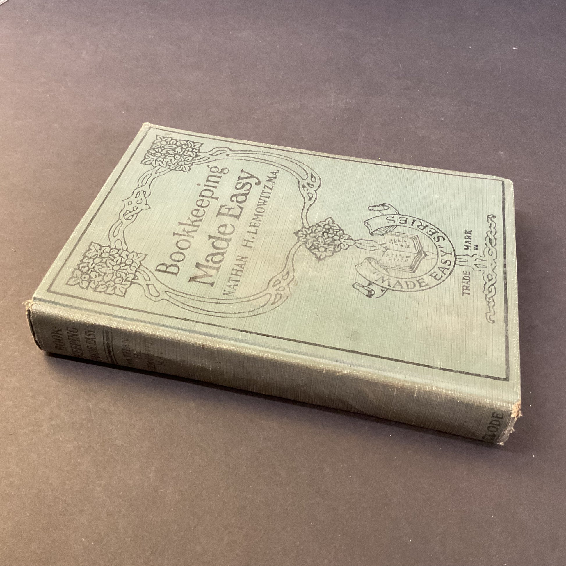 Bookkeeping Made Easy Lemowitz Vintage 1919 Hardcover Book - Avid Vintage