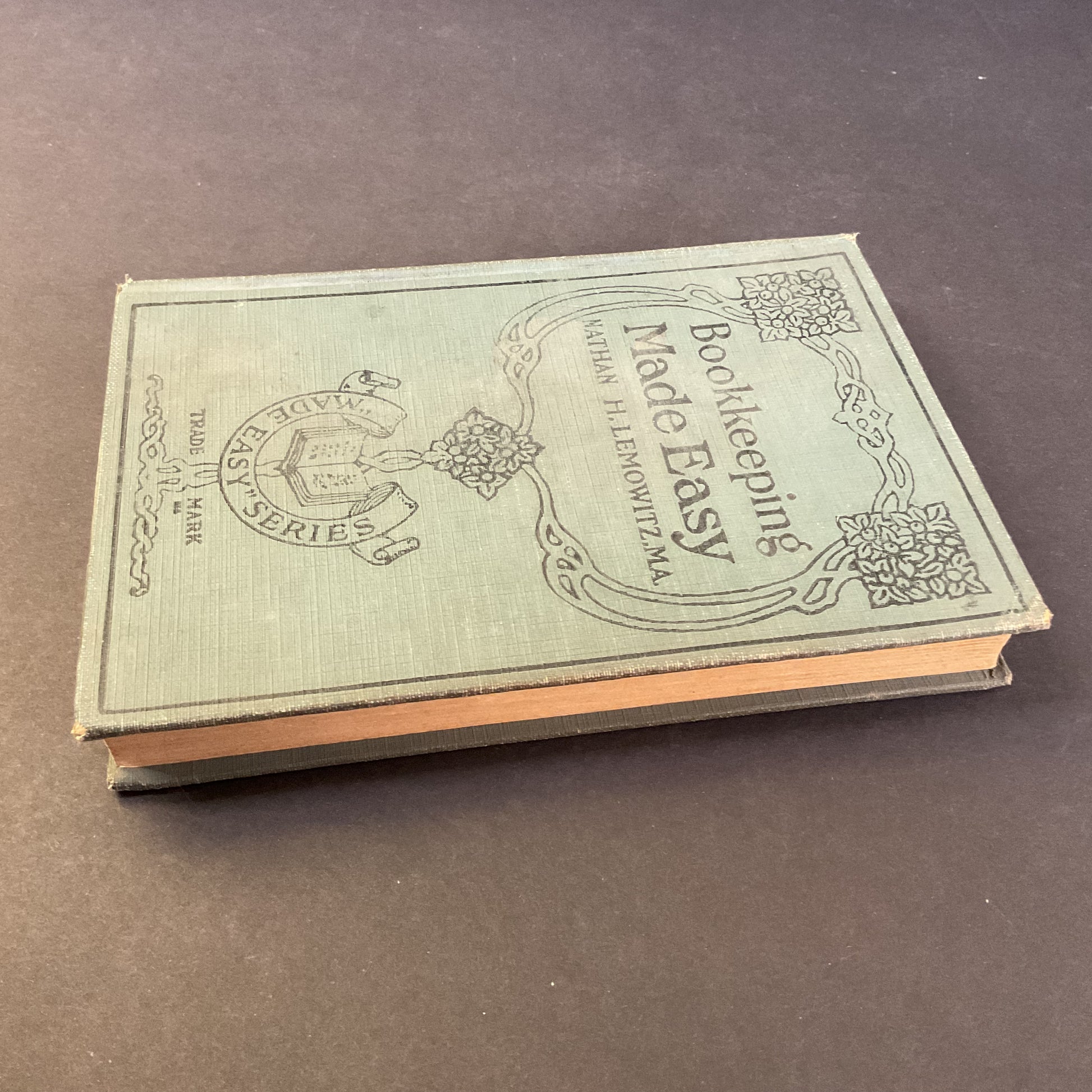Bookkeeping Made Easy Lemowitz Vintage 1919 Hardcover Book - Avid Vintage