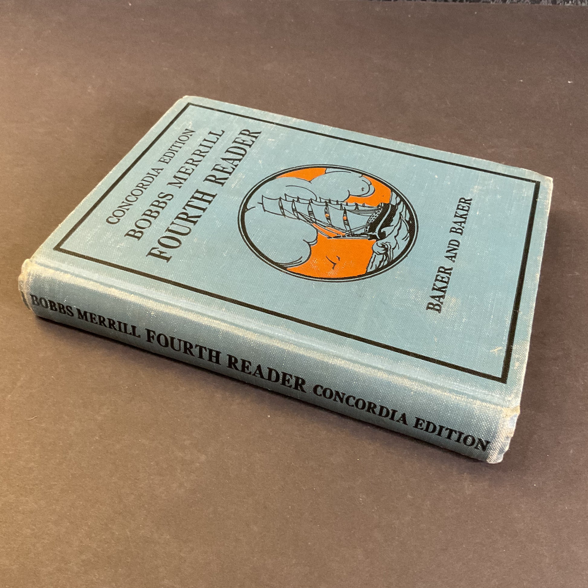 Bobbs Merrill Fourth Reader Vintage 1942 School Reading Book - Avid Vintage