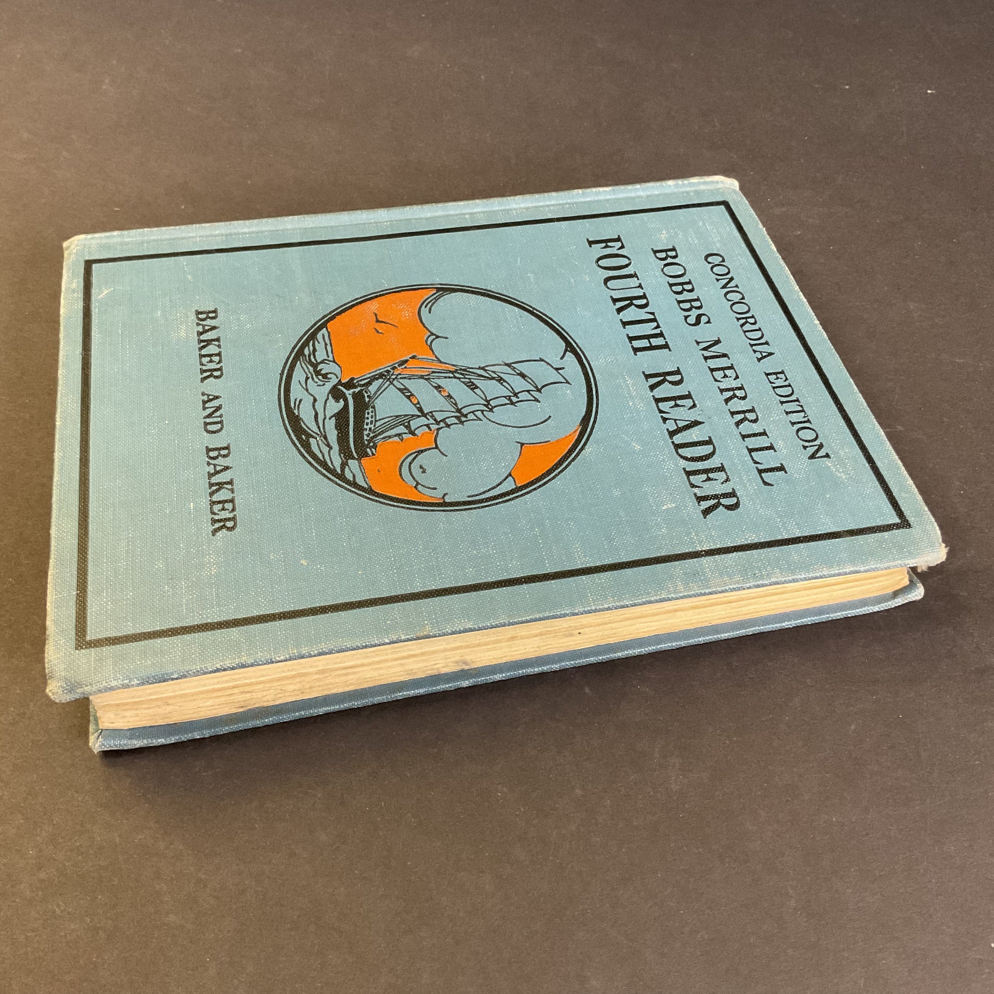 Bobbs Merrill Fourth Reader Vintage 1942 School Reading Book - Avid Vintage