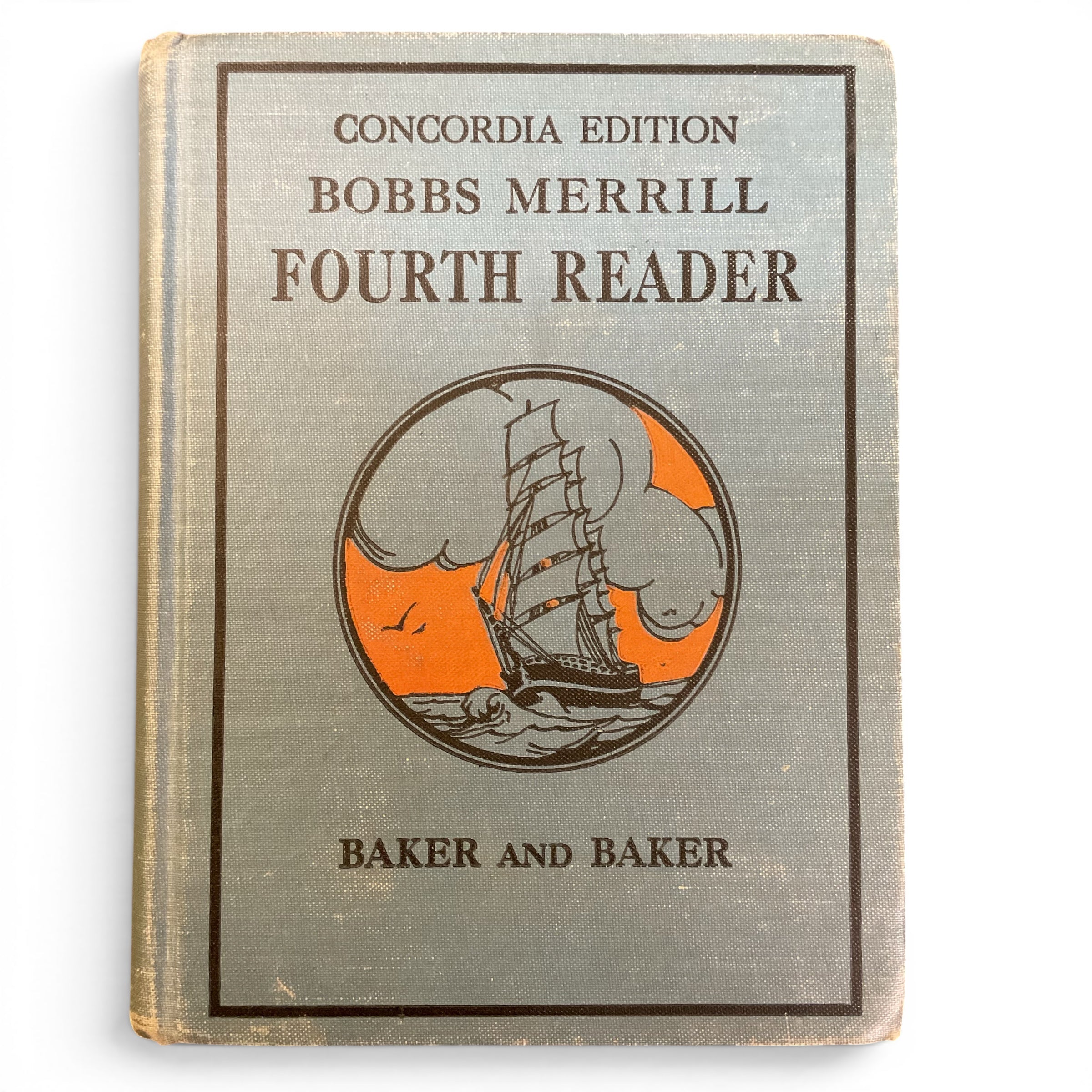 Bobbs Merrill Fourth Reader Vintage 1942 School Reading Book - Avid Vintage