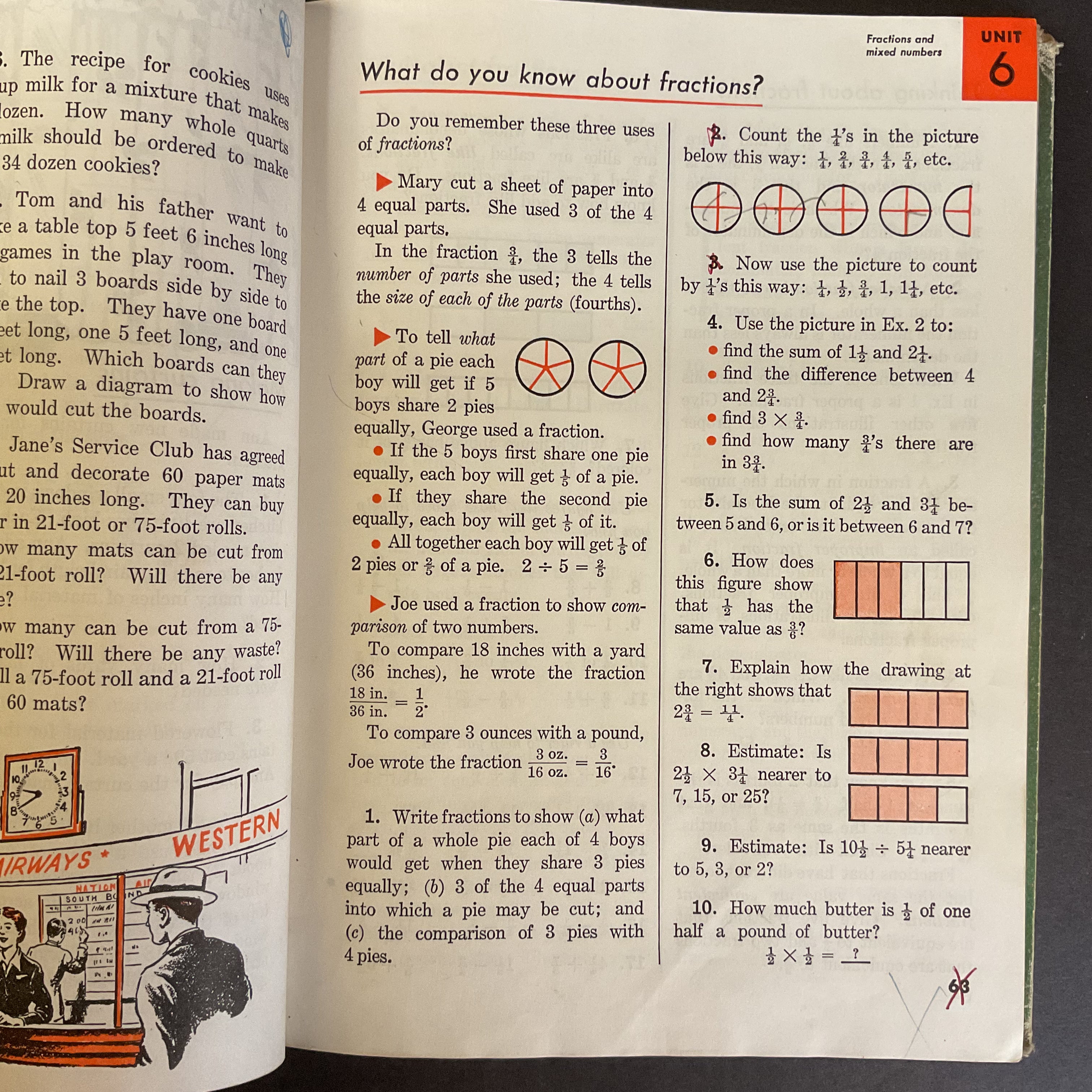 Growth in Arithmetic Grade 7 Vintage 1956 Math School Book - Avid Vintage