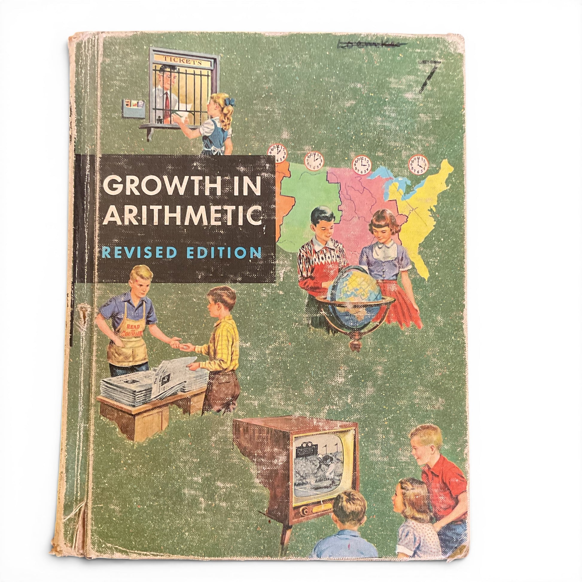 Growth in Arithmetic Grade 7 Vintage 1956 Math School Book - Avid Vintage