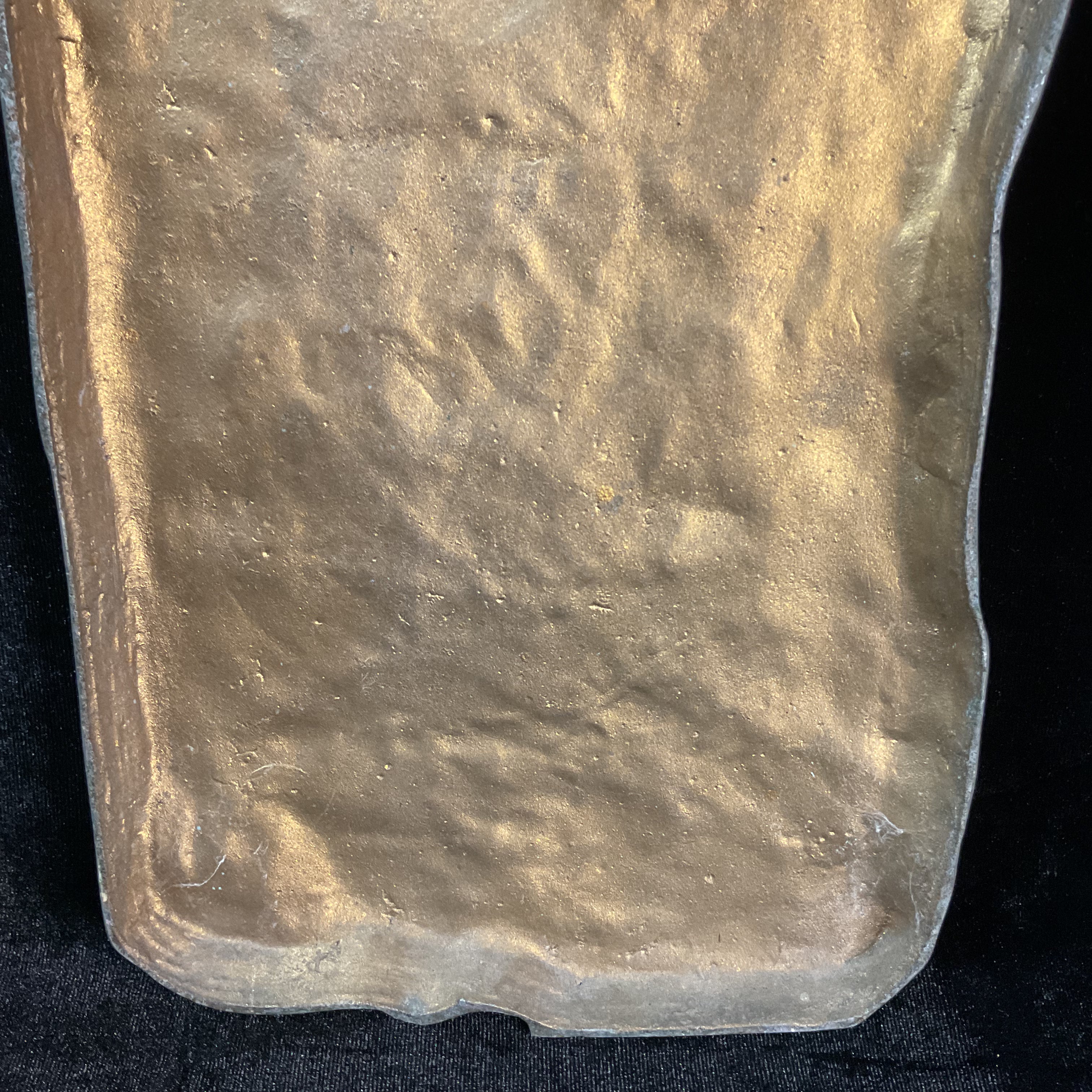 Vintage A.E. Mitchell Metal Scripture Wall Plaque 1928 Romans 8:28