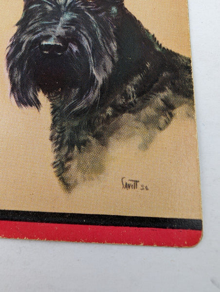 Vintage Scottie Dog Single Swap Playing Cards Lot of 3 Savitt 36