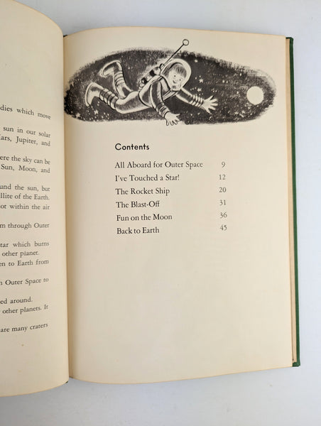 Rocket Away by Frances Frost Vintage 1953 Hardcover Childrens Book