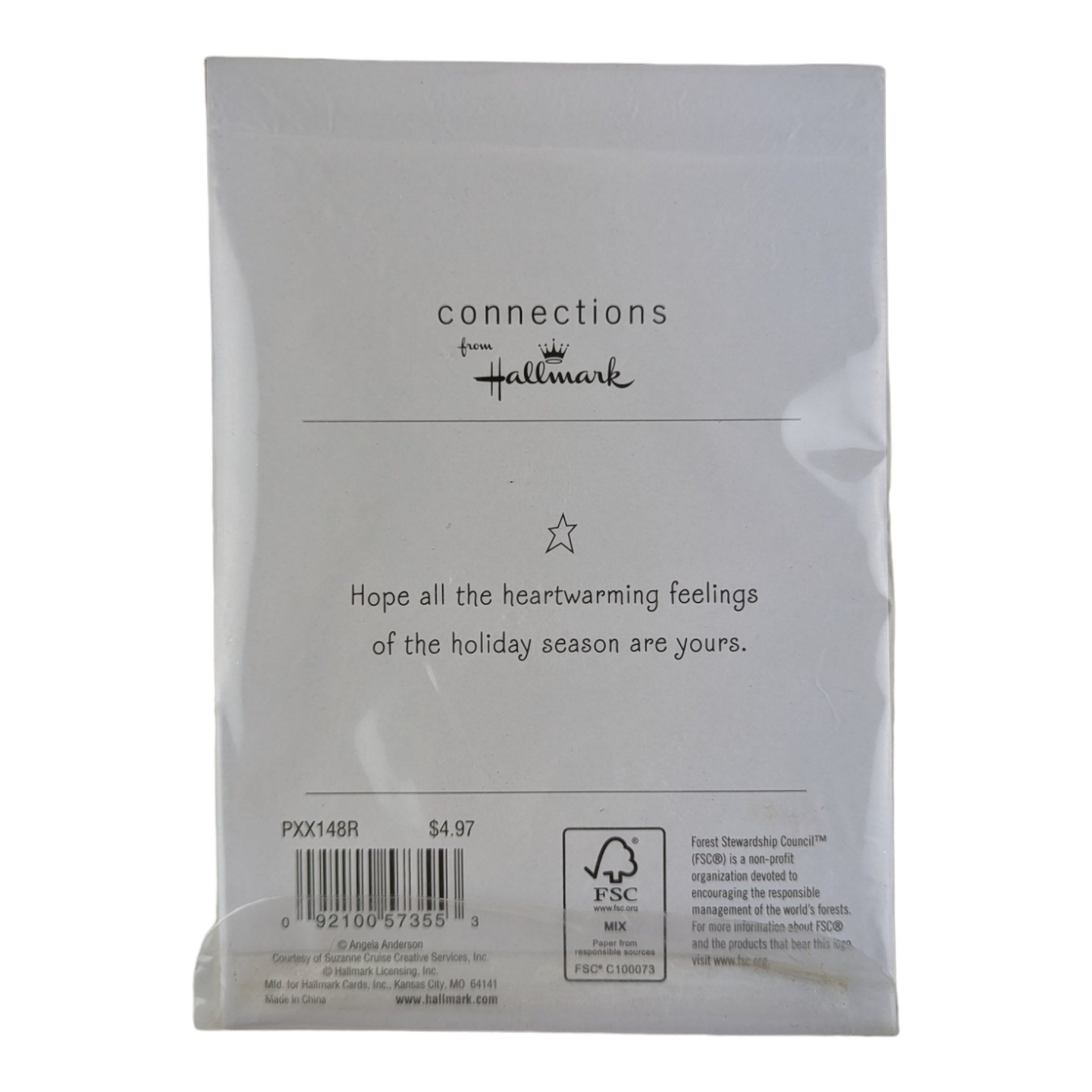 Hallmark Christmas Cards Glitter Snowmen Stars Trees Set of 18