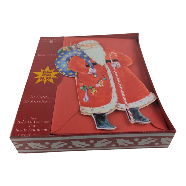 American Greetings Santa Claus Christmas Cards Boxed Set of 20