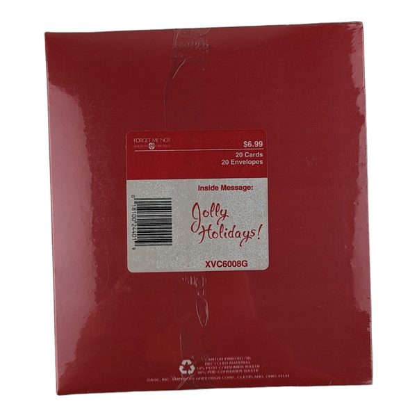 American Greetings Santa Claus Christmas Cards Boxed Set of 20