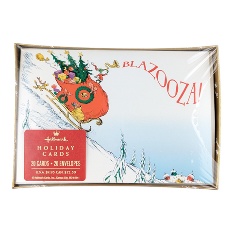 Hallmark Christmas Cards Boxed Set of 20 Dr Seuss Grinch 1998