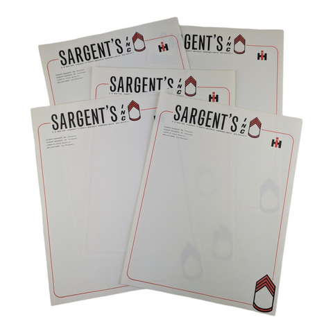 Vintage International Harvester Farm Implement Dealership Letterhead Paper 5 Sheets