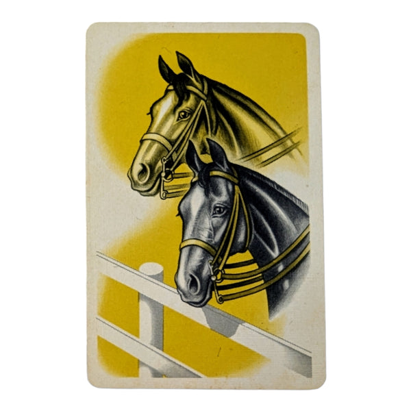 Vintage Horses Single Swap Playing Cards Lot of 3