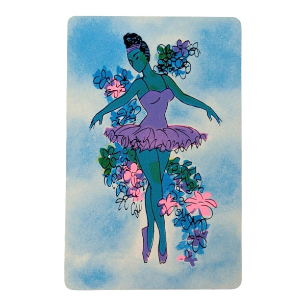 Vintage Ballerina Girl Single Swap Playing Cards Lot of 3