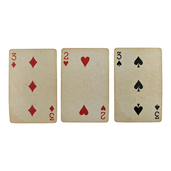 Vintage 1950s Horse Single Swap Playing Cards Lot of 3