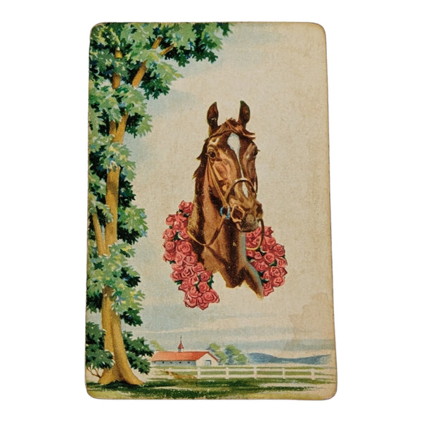 Vintage 1950s Horse Single Swap Playing Cards Lot of 3