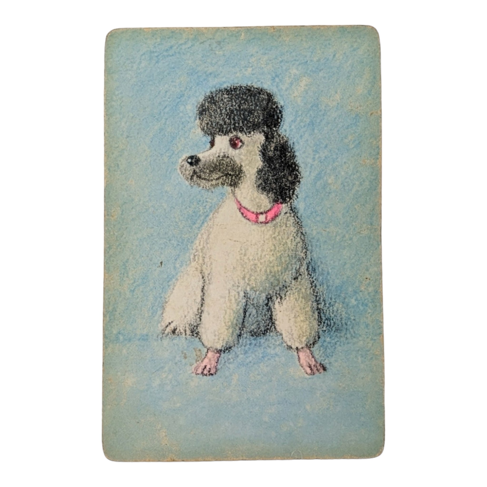 Vintage Poodle Dog Single Swap Playing Cards Lot of 3