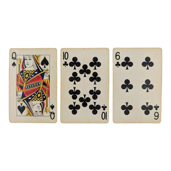 Vintage White Kitten Cat Single Swap Playing Cards Lot of 3