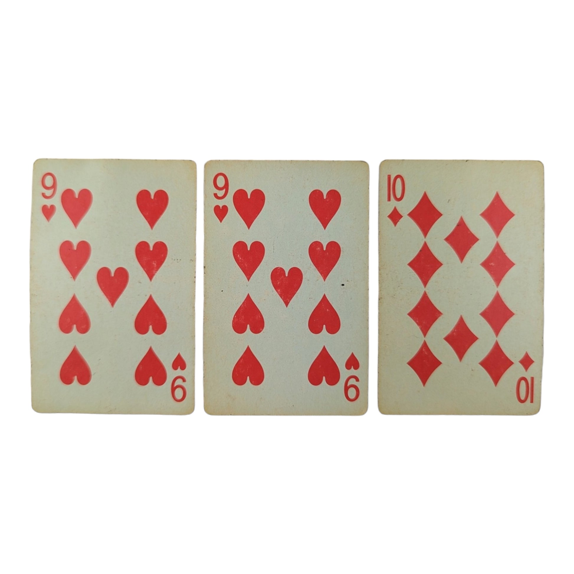Vintage 1960s Street Lights City Scape Single Swap Playing Cards Lot of 3 - Avid Vintage