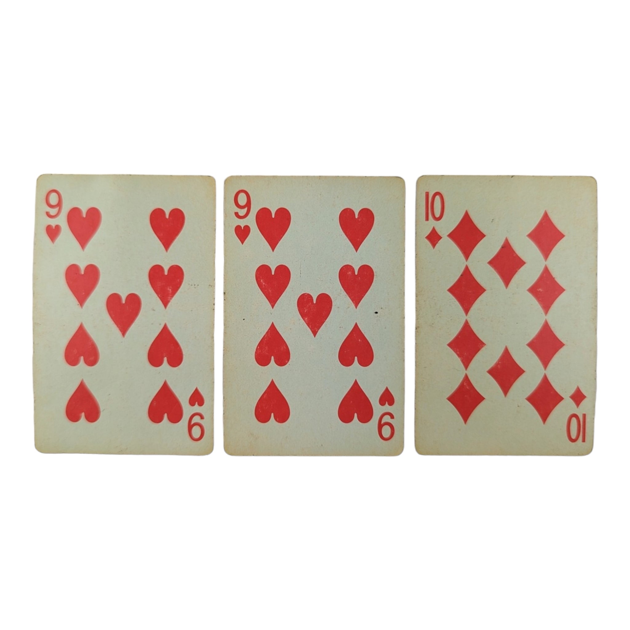 Vintage 1960s Street Lights City Scape Single Swap Playing Cards Lot of 3 - Avid Vintage