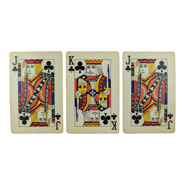 Vintage City Scape Street Lights Single Swap Playing Cards Lot of 3