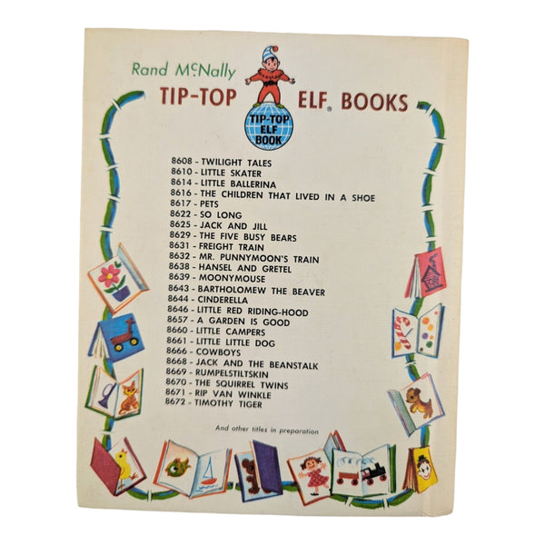 Lucinda the Little Donkey Vintage 1952 Hardcover Tip Top Elf Book 8584