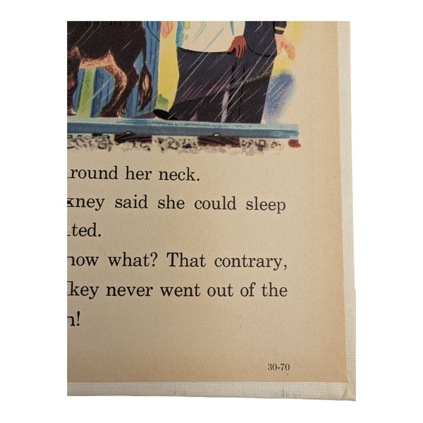 Lucinda the Little Donkey Vintage 1952 Hardcover Tip Top Elf Book 8584