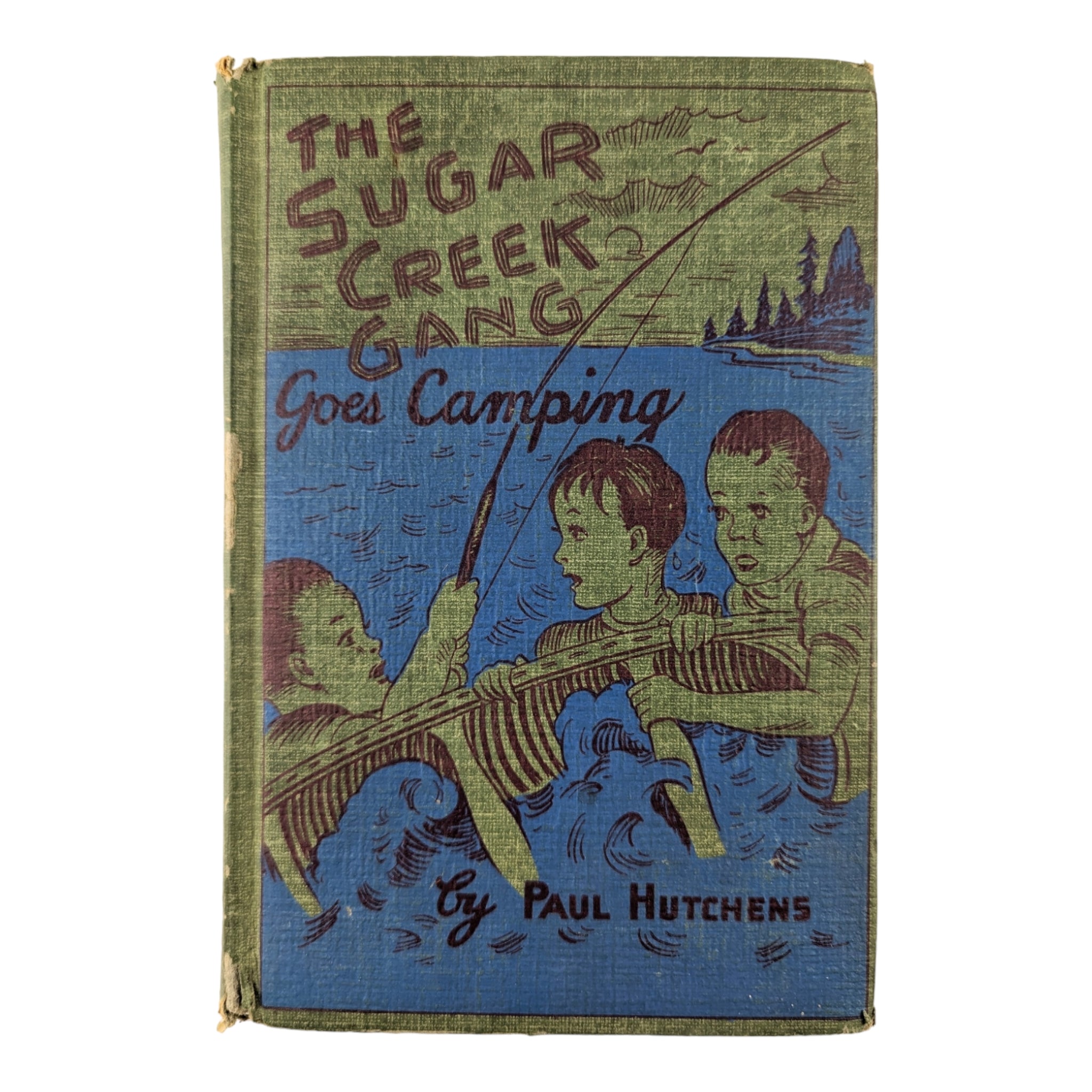 The Sugar Creek Gang Goes Camping Paul Hutchens 1945 Hardcover Childrens Book - Avid Vintage
